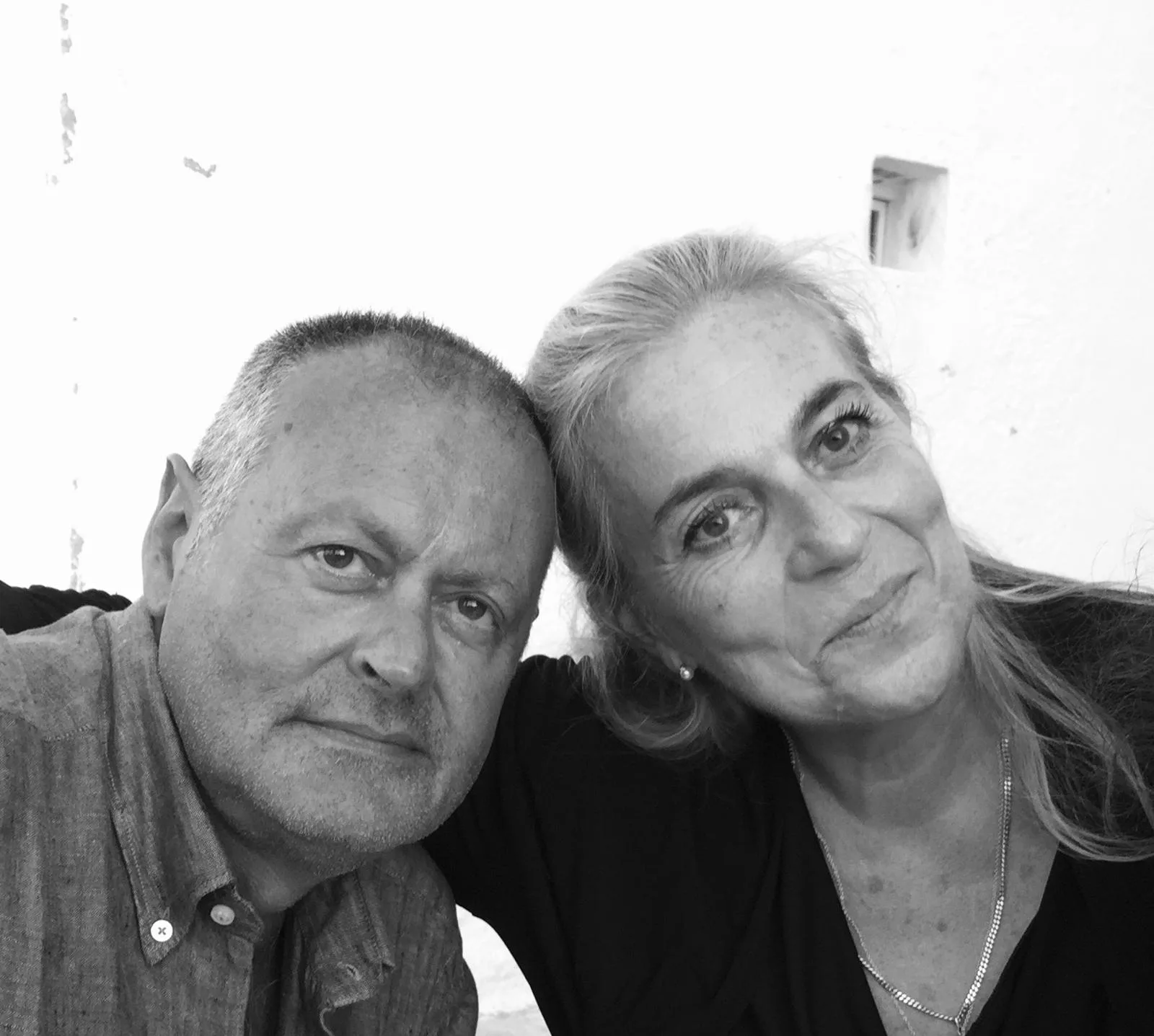 Giuseppe und Giovannella, ein Schwarz-Weiß-Porträt